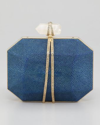 Marchesa Iris Stingray Minaudiere - Lyst