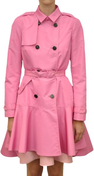 Valentino Bimaterial Trench - Lyst