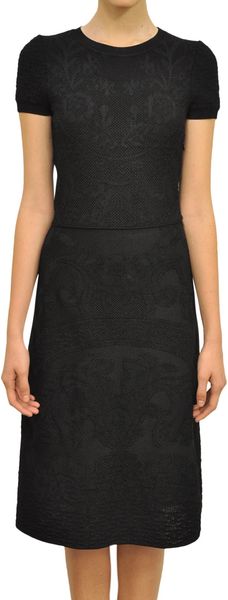 Valentino Jacquard Dress - Lyst