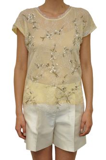 Valentino Top with Embroidered Lace - Lyst