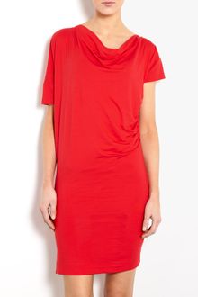 Vivienne Westwood Anglomania New Drape Tunic Jersey Dress - Lyst