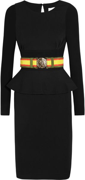 Altuzarra Addax Stretchjersey Peplum Dress - Lyst