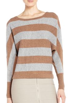 BCBGMAXAZRIA Camille Striped Dolman Sweater - Lyst