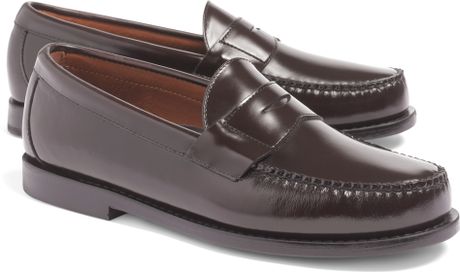 brooks brothers classic penny loafers