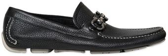Ferragamo Pelle Martellata Horsebit - Lyst