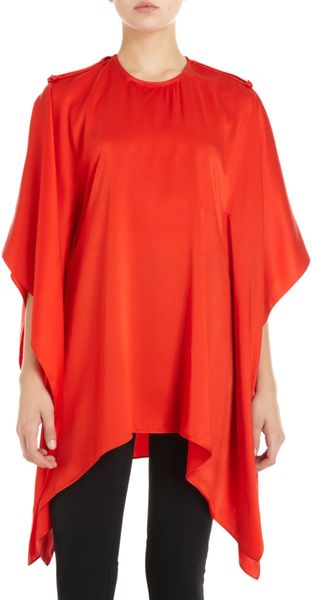 Givenchy Poncho Blouse - Lyst
