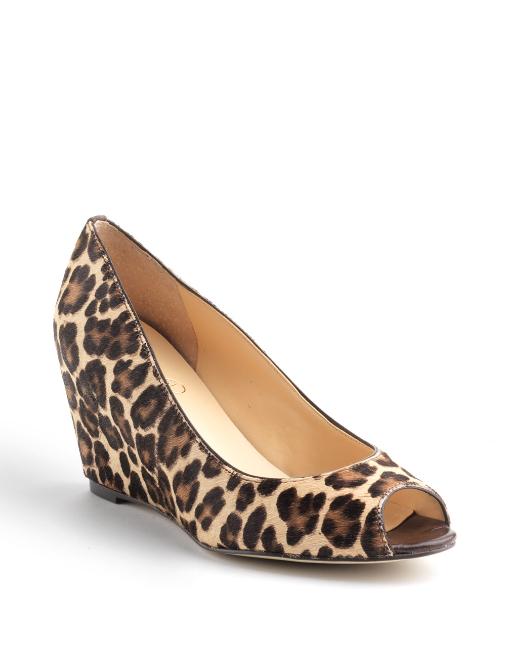 leopard print leather pumps