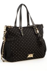 Juicy Couture Studded Quilted Tote Bag