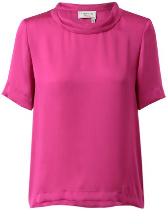Lanvin Relaxed Silk Top - Lyst