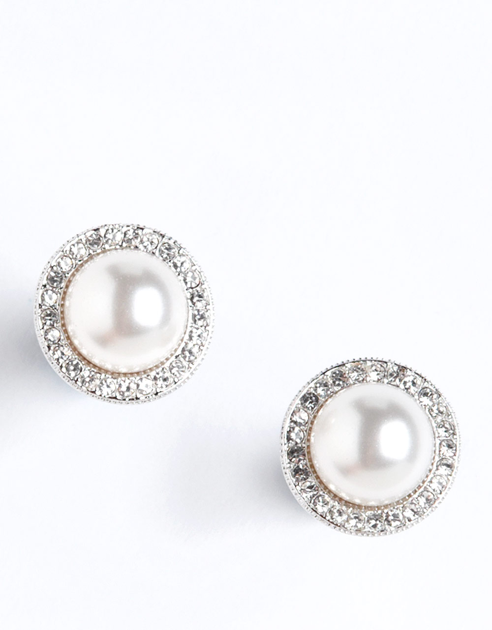 Nadri Faux Pearl Earrings in (white) Lyst