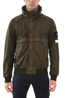 Stone Island Waterproof Dyed Nylon Bomber Jacket - Lyst