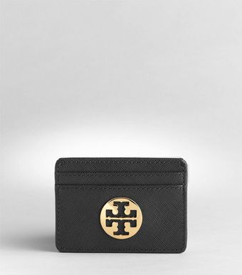 Tory Burch Robinson Slim Card Case - Lyst