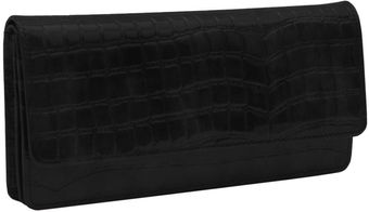 Tusk Croco Gusseted Clutch Wallet - Lyst