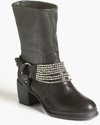 Vera Wang Natasha Beaded Leather Boots - Lyst