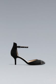 Zara Pointed Court Shoe with Studs - Lyst