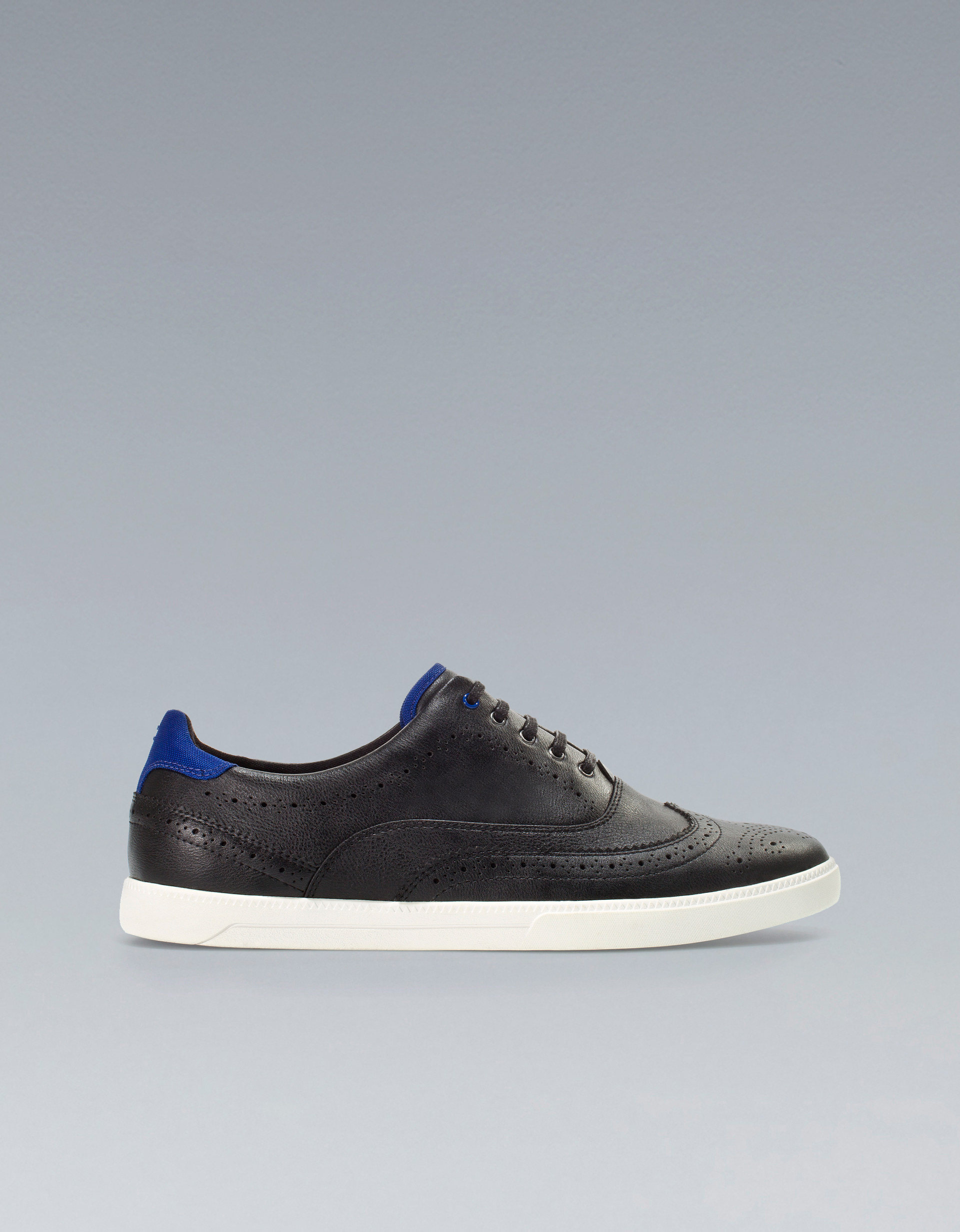 Zara Pointed Shoe in Blue for Men (black)