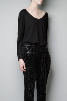 Zara Sweatshirt - Lyst