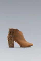 Zara High Heel Studded Ankle Boot