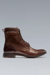 Zara Laceup Ankle Boots
