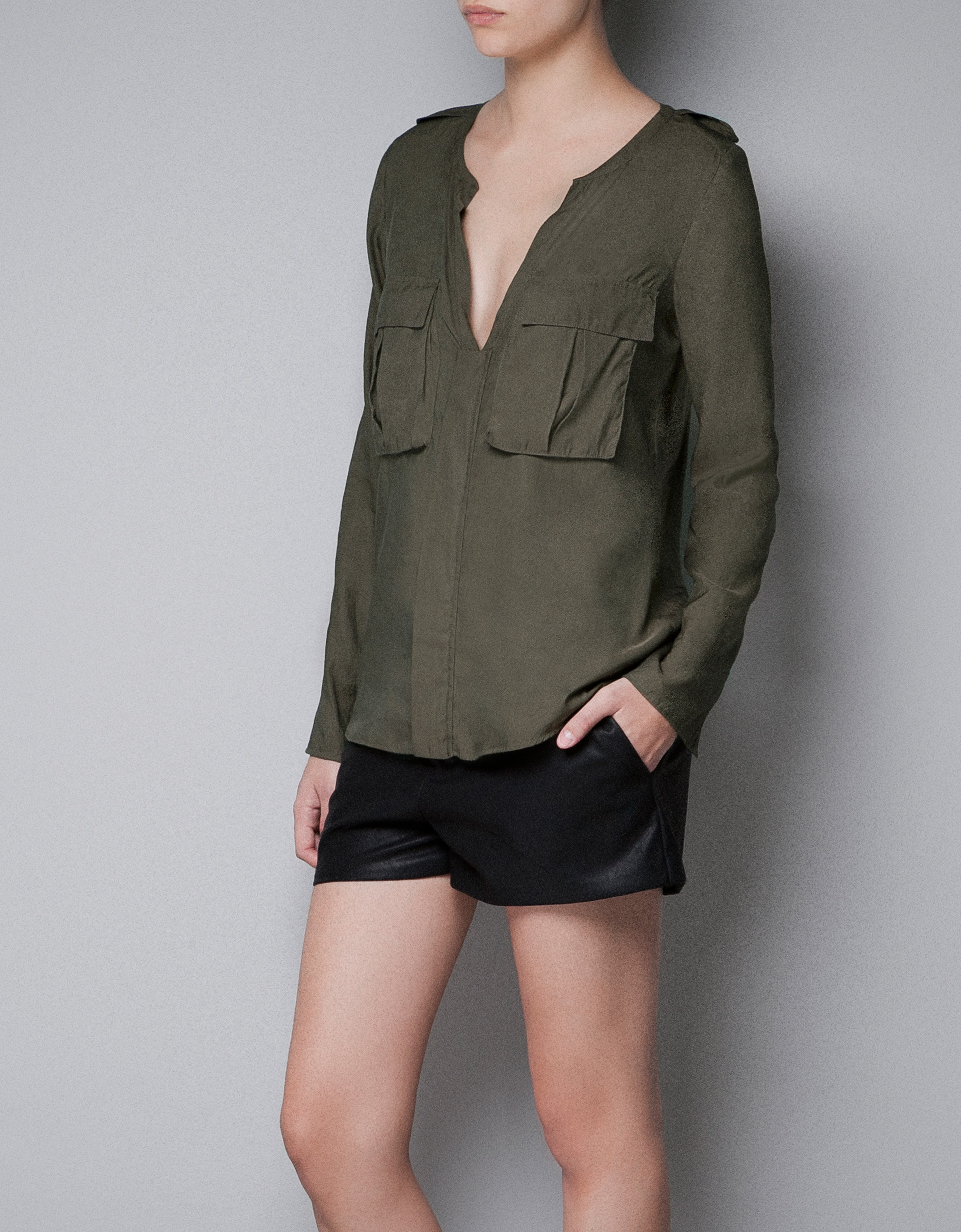 safari green shirt