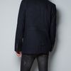 Zara 34 Length Coat with Fur Collar in Blue for Men (navy) - Lyst