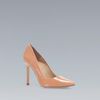 Zara Leather Court Shoe in Brown (nude) - Lyst