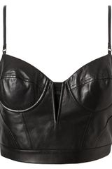 Alexander Wang Leather Bustier