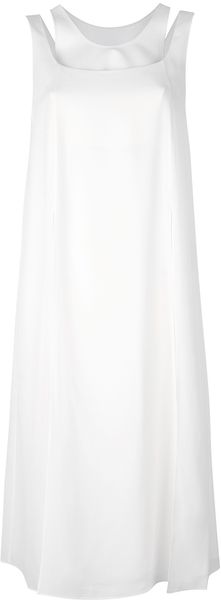 Alexander Wang Crepe Plate Tank Dress - Lyst