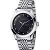 Gucci  Timeless Diamond Watch in Silver (black/ silver) - Lyst