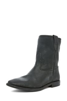 Isabel Marant Jenny Leather Boot in Noir - Lyst