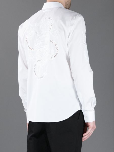 Jean Paul Gaultier Sailor Broderie Anglaise Shirt in White for Men | Lyst