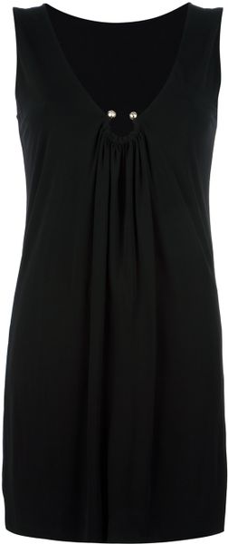 M Missoni Pleat Mini Dress - Lyst