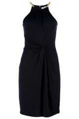 Michael Kors Gathered Chain Link Dress