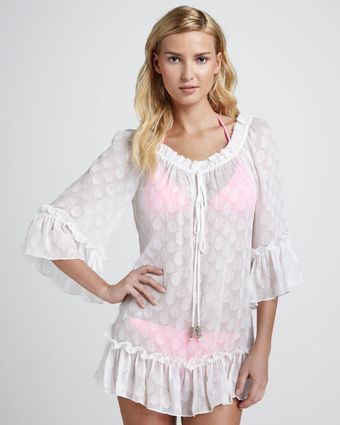 Milly Kamoa Dotted Cover-Up - Lyst