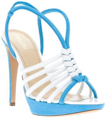 Pollini Strappy Sandal - Lyst
