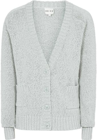 Reiss Rambo Textured Cardi - Lyst