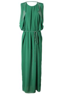 Acne Marnay Layered Crepe Maxi Dress - Lyst