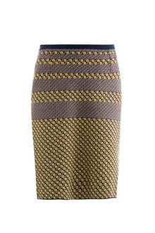 Kenzo Jacquard Intarsiaknit Skirt - Lyst