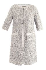 Nina Ricci Sequinned Tweed Coat