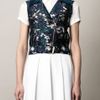 Opening Ceremony Floral Jacquard Jacket in Green (floral) - Lyst