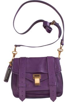 Proenza Schouler Ps1 Pouch Leather Bag - Lyst