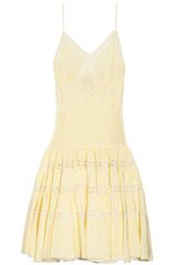 Rochas Lace Trimmed Dress
