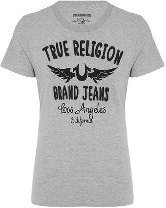 True Religion Logo Tshirt - Lyst