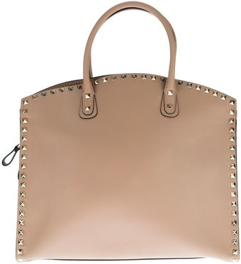 Valentino Studded Tote - Lyst
