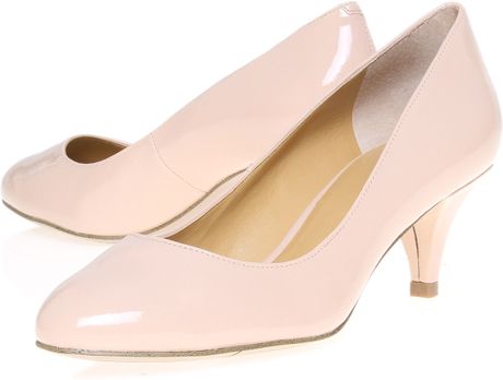 Nine West Kitten Heel Pumps In Pink Nude Lyst