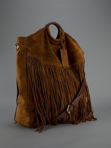 ralph lauren fringe purse