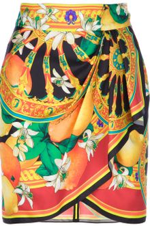 Dolce & Gabbana Printed Skirt - Lyst