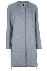 Fendi Collarless Coat