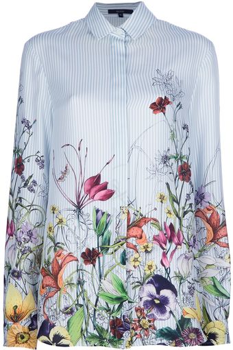 Gucci Floral Print Shirt - Lyst