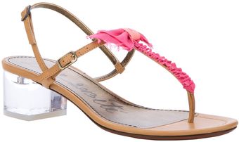 Lanvin Bow Sandal - Lyst
